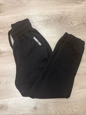 Women's Best Black Jogger Pants – Elastic Waist & Cuffed Ankles XS